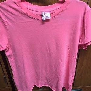 H&M Hot pink t shirt